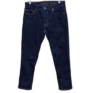 American Eagle SLIM STRAIGHT Jeans Men's 30x30 Dark Wash Stretch Denim Flex